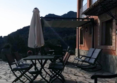 terraza casa rural vall de laguar