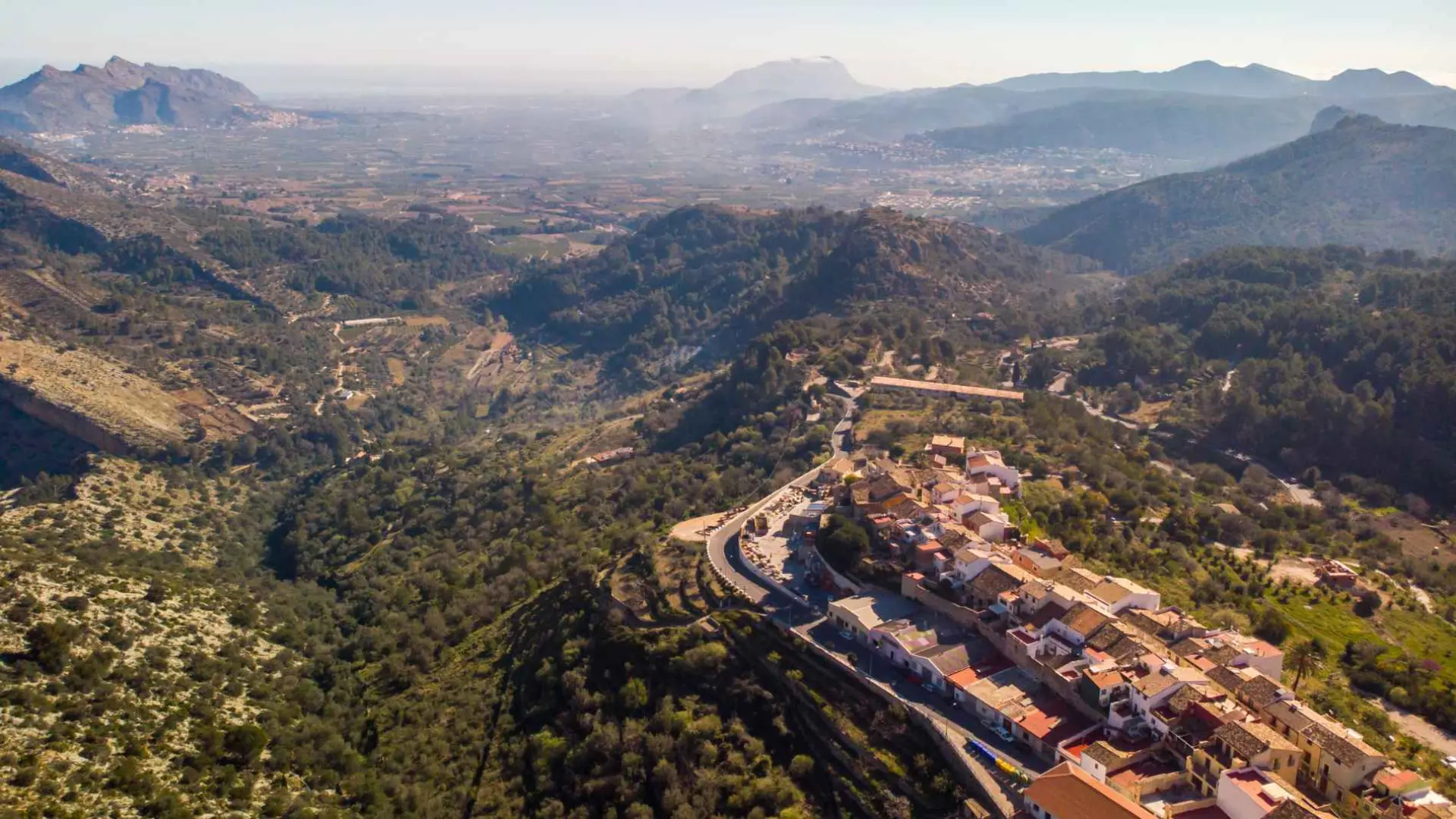 Población en la montaña